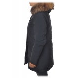 Woolrich - Hooded Waisted Down Jacket - Blue - Jacket - Luxury Exclusive Collection
