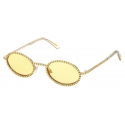 Swarovski - Swarovski Oval Sunglasses - Yellow - Sunglasses - Swarovski Eyewear