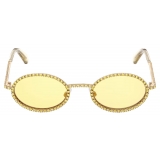 Swarovski - Occhiali da Sole Ovale Swarovski - Giallo - Occhiali da Sole - Swarovski Eyewear