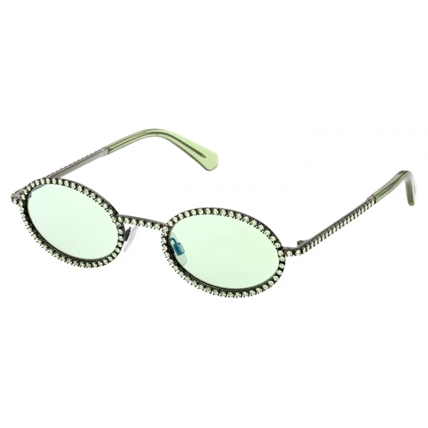Swarovski - Occhiali da Sole Ovale Swarovski - Verde - Occhiali da Sole - Swarovski Eyewear