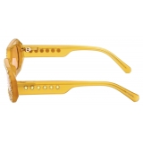 Swarovski - Occhiali da Sole Ottagonale Swarovski - Arancione - Occhiali da Sole - Swarovski Eyewear