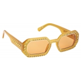 Swarovski - Swarovski Octagonal Sunglasses - Orange - Sunglasses - Swarovski Eyewear