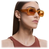 Swarovski - Occhiali da Sole Ottagonale Swarovski - Arancione - Occhiali da Sole - Swarovski Eyewear