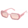 Swarovski - Swarovski Octagonal Sunglasses - Pink - Sunglasses - Swarovski Eyewear