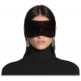 Balenciaga - Occhiali da Sole Rettangolari con Maschera - Nero - Occhiali da Sole - Balenciaga Eyewear