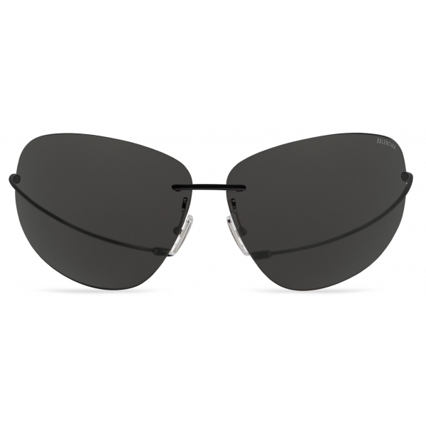 Balenciaga - Occhiali da Sole Ovale Moda Mirage - Nero - Occhiali da Sole - Balenciaga Eyewear