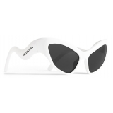 Balenciaga - Women's Hamptons Cat Sunglasses - White - Sunglasses - Balenciaga Eyewear