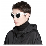 Balenciaga - Women's Hamptons Cat Sunglasses - White - Sunglasses - Balenciaga Eyewear