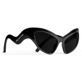 Balenciaga - Women's Hamptons Cat Sunglasses - Black - Sunglasses - Balenciaga Eyewear