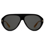 Gucci - Navigator Sunglasses - Black Grey - Gucci Eyewear