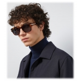 Gucci - Oval Sunglasses - Tortoiseshell Blue - Gucci Eyewear