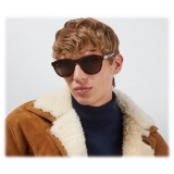 Gucci - Round Sunglasses - Tortoiseshell Dark Brown - Gucci Eyewear