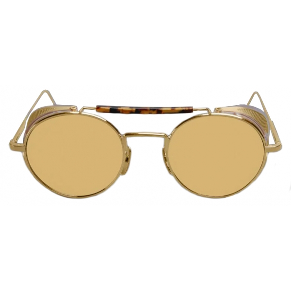 Thom Browne - Limited Edition Acetate and Titanium Round Sunglasses - Gold - Thom Browne Eyewear