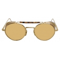 Thom Browne - Limited Edition Acetate and Titanium Round Sunglasses - Gold - Thom Browne Eyewear