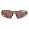 Balenciaga - Dynamo Rectangle Sunglasses - Green - Sunglasses - Balenciaga Eyewear