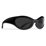 Balenciaga - Dynamo Round Sunglasses - Black - Sunglasses - Balenciaga Eyewear