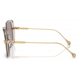 Swarovski - Occhiali da Sole Quadrati Oversized - Viola - Occhiali da Sole - Swarovski Eyewear
