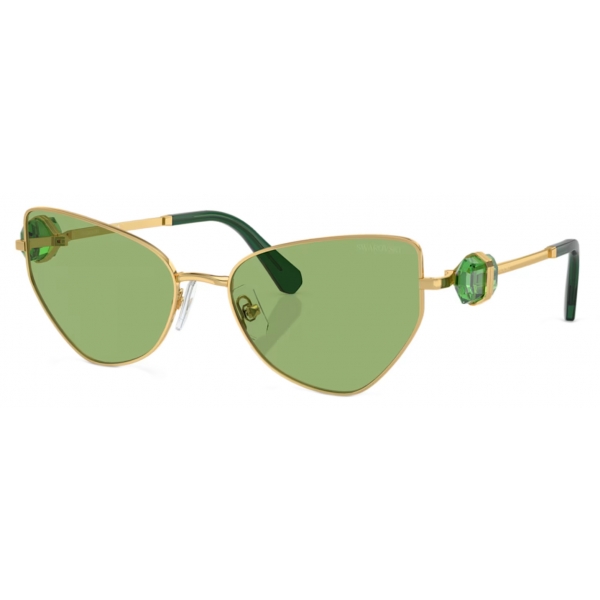 Swarovski - Cat Eye Sunglasses - Green - Sunglasses - Swarovski Eyewear