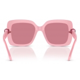 Swarovski - Occhiali da Sole Quadrata Oversized - Rosa - Occhiali da Sole - Swarovski Eyewear