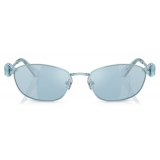 Swarovski - Oval Sunglasses - Blue - Sunglasses - Swarovski Eyewear