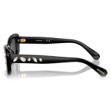 Swarovski - Occhiali da Sole Rettangolare - Nero - Occhiali da Sole - Swarovski Eyewear