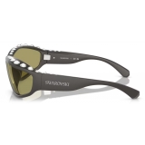 Swarovski - Rectangular Sunglasses - Gray - Sunglasses - Swarovski Eyewear