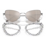 Swarovski - Occhiali da Sole a Clip 2 in 1 - Bianco - Occhiali da Sole - Swarovski Eyewear