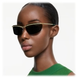 Swarovski - Occhiali da Sole Rettangolare - Nero - Occhiali da Sole - Swarovski Eyewear
