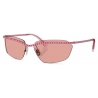 Swarovski - Occhiali da Sole Rettangolare - Rosa - Occhiali da Sole - Swarovski Eyewear