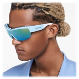 Swarovski - Occhiali da Sole a Mascherina - Blu - Occhiali da Sole - Swarovski Eyewear