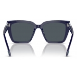 Swarovski - Occhiali da Sole Quadrata - Blu - Occhiali da Sole - Swarovski Eyewear