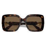 Swarovski - Oversize Square Sunglasses - Brown - Sunglasses - Swarovski Eyewear