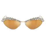 Swarovski - Cat Eye Sunglasses - Gold - Sunglasses - Swarovski Eyewear