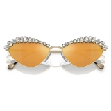 Swarovski - Occhiali da Sole Cat Eye - Oro - Occhiali da Sole - Swarovski Eyewear