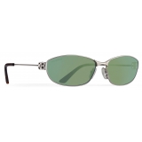 Balenciaga - Mercury Oval Sunglasses - Silver - Sunglasses - Balenciaga Eyewear
