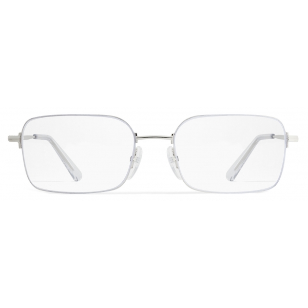 Balenciaga - Invisible Rectangle Sunglasses - Silver - Sunglasses - Balenciaga Eyewear