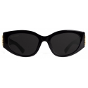 Balenciaga - Occhiali da Sole Bossy Rotondi AF da Donna - Nero - Occhiali da Sole - Balenciaga Eyewear