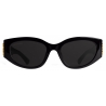 Balenciaga - Women's Bossy Round AF Sunglasses - Black - Sunglasses - Balenciaga Eyewear