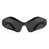Balenciaga - Fennec Oval Sunglasses - Black - Sunglasses - Balenciaga Eyewear