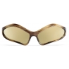 Balenciaga - Occhiali da Sole Fennec Oval - Bronzo - Occhiali da Sole - Balenciaga Eyewear
