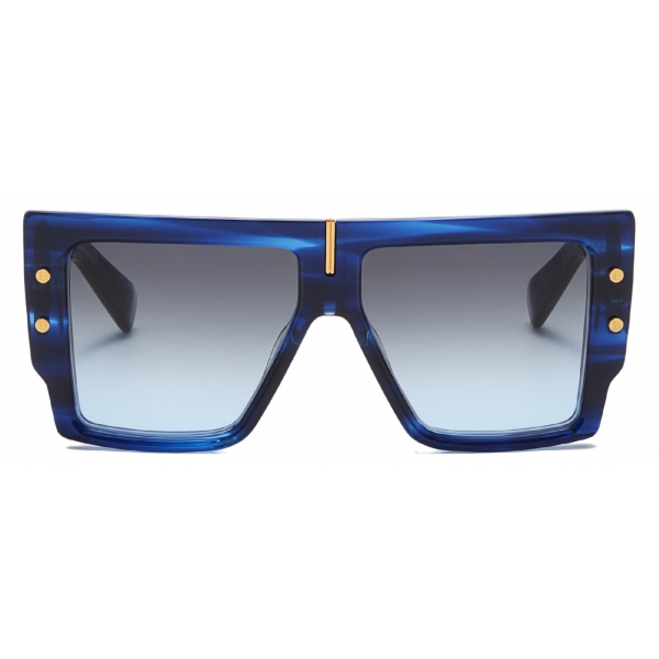 Balmain - B-Grand Sunglasses - Blue - Balmain Eyewear