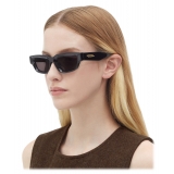 Bottega Veneta - Square Sunglasses in Injected Acetate - Black Grey - Sunglasses - Bottega Veneta Eyewear
