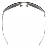 Bottega Veneta - Shield Sunglasses in Metal - Silver Grey - Sunglasses - Bottega Veneta Eyewear