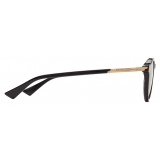 Bottega Veneta - Panthos Sunglasses in Recycled Acetate - Black Grey - Sunglasses - Bottega Veneta Eyewear