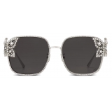 Dior - Sunglasses - DiorFantastica S1U - Palladium Dark Gray - Dior Eyewear