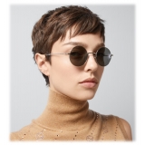 Gucci - Round Sunglasses - Silver Dark Grey - Gucci Eyewear