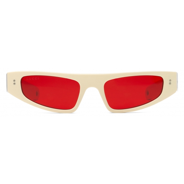 Gucci - Cat Eye Sunglasses - Ivory Red - Gucci Eyewear
