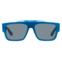 Gucci - Rectangular Sunglasses - Blue Silver - Gucci Eyewear