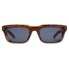 Gucci - Occhiale da Sole Rettangolari - Tartaruga Blu - Gucci Eyewear