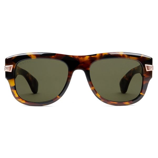 Gucci - Square Sunglasses - Tortoiseshell Grey - Gucci Eyewear